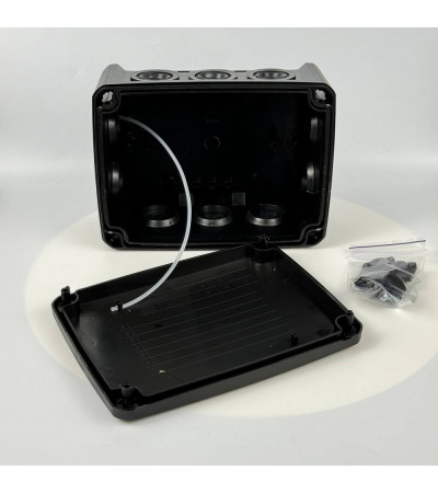 Розподільна коробка K160B (163х123х68) чорна IP66 СКІМ