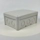 Розподільна коробка K160 (163x123x68) без отворів сіра IP67 СКІМ
