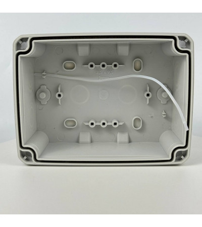 Розподільна коробка K160 (163x123x68) без отворів сіра IP67 СКІМ