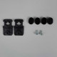Коробка распределительная K160B (163х123х68) без отверстий черная IP67 СКИМ