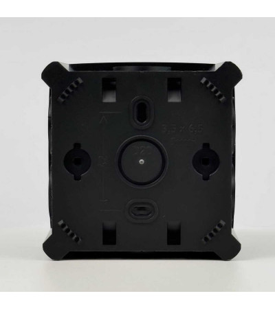 Розподільна коробка K85B-0 (88х88х52) чорна IP54 СКІМ