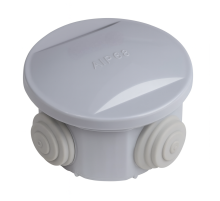 Коробка монтажна кругла ПВХ (D50x50) IP65 ENERGIO