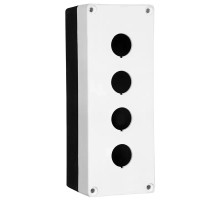 Корпус поста кнопкового 4 кнопки білий IP40 ENERGIO