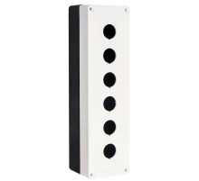 Корпус поста кнопочного 6 кнопок белый IP40 ENERGIO