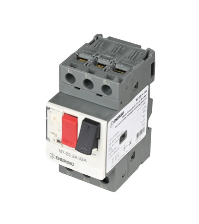 Автомат захисту двигуна (АЗД) M7-32 24-32А 3P 400В ENERGIO