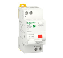 Диференціальний автоматичний вимикач RESI9 6А 30мA 1P+N 6кA крива С тип АС Schneider Electric