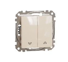 Выключатель для жалюзи (бежевый) Sedna Design Schneider Electric