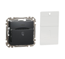 Выключатель карточный 10А Sedna Design (черный) Schneider Electric