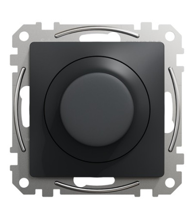 Димер для LED поворотный RC 3-370 Вт Sedna Design (черный) Schneider Electric