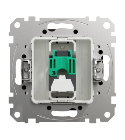 Компьютерная розетка RJ45 CAT 5E UTP Sedna Elements (венге) Schneider Electric