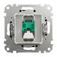 Компьютерная розетка RJ45 CAT 5E UTP Sedna Elements (венге) Schneider Electric