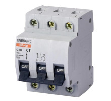Автоматичний вимикач SP 3P C 50А 4.5кА ENERGIO