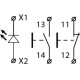 Пост кнопочный ПУСК-СТОП-Индикатор NO+NC XAL-D363 ENERGIO