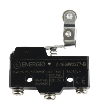 Мікровимикач роликовий Z-15GW2277-B ENERGIO