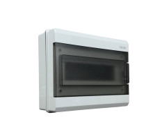 Коробка пластиковий накладний на 12 модулів (91.5х269х209) IP65 СКІМ