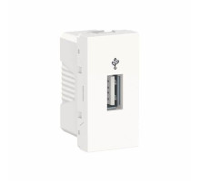 USB-коннектор 1 модуль (белый) Schneider Electric