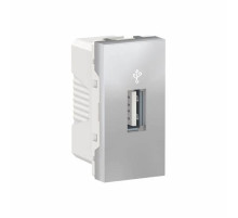 USB-коннектор 1 модуль (алюминий) Schneider Electric